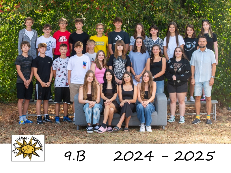 Třída 9.B - Archivováno v roce 2025